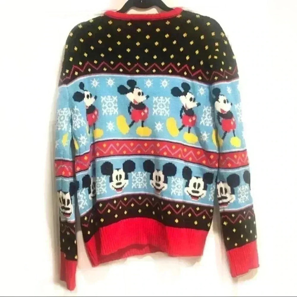 Disney Mickey Ugly Christmas Sweater Fair Isle - Picture 2 of 4